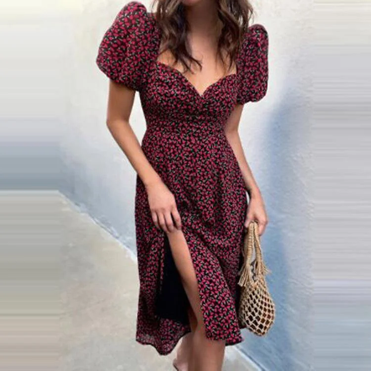 Sweet Summer Short Sleeves Cute Dresses