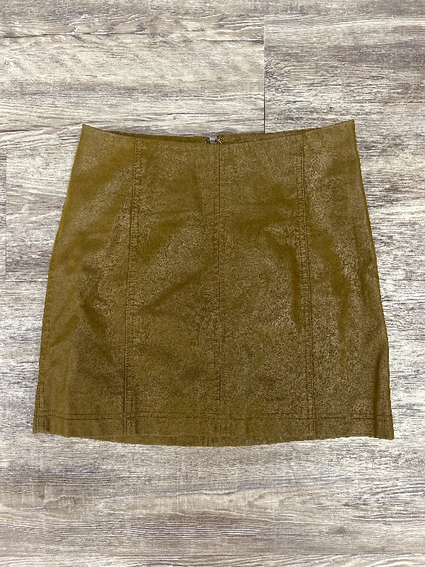 Skirt Mini & Short By Free People In Green, Size: 6