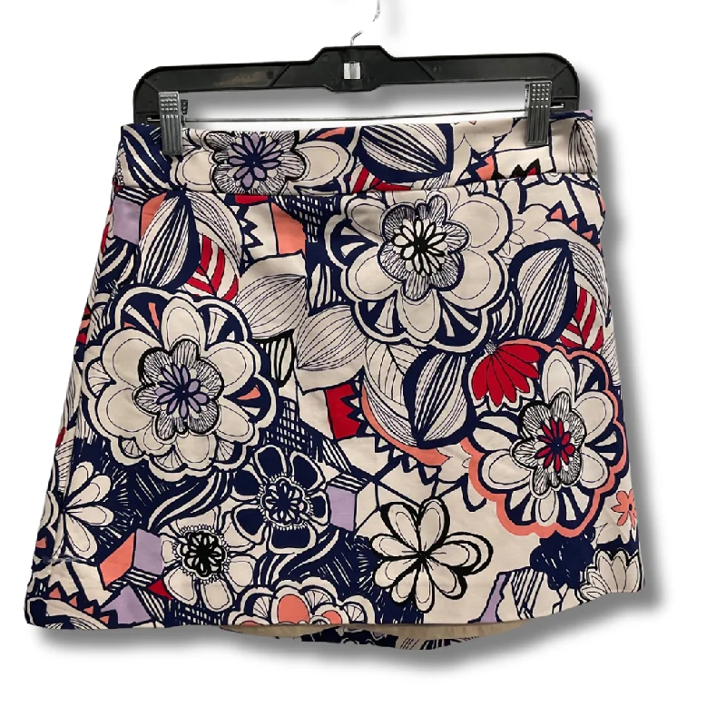 Skirt Mini & Short By Express In Floral Print, Size: 10