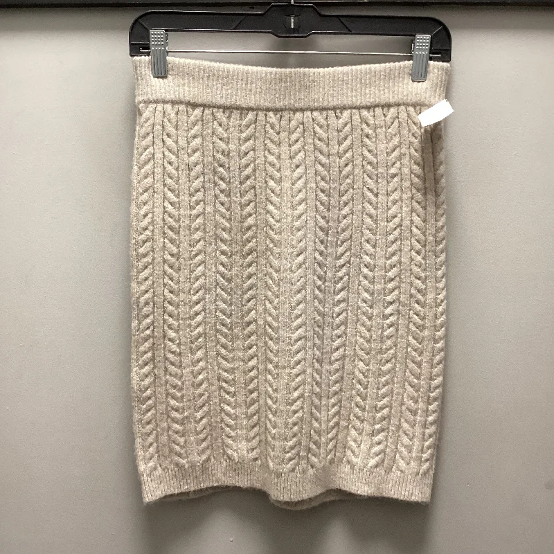 Skirt Mini & Short By Express In Cream, Size: S