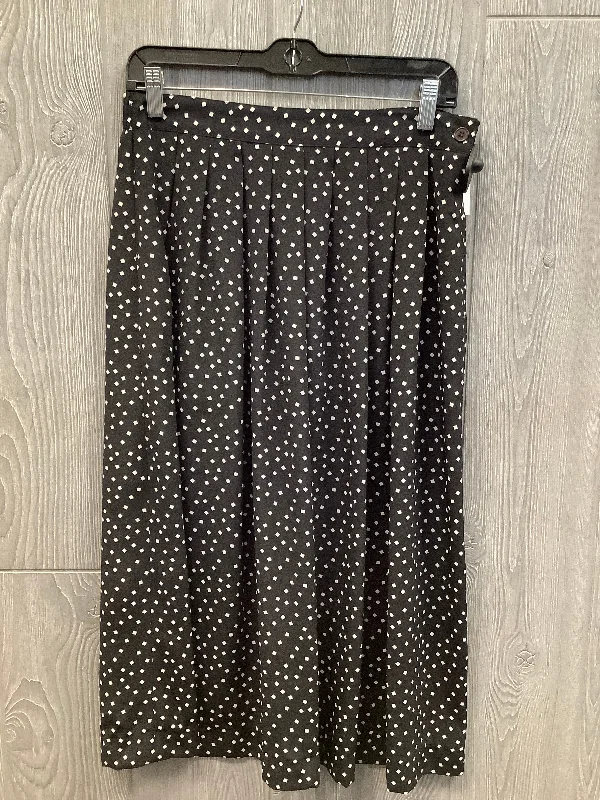 Skirt Midi By Leslie Fay In Black, Size: 10