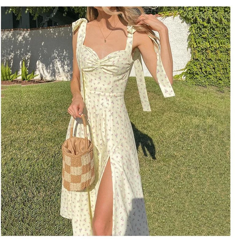 Summer Sexy Straps Backless Long Dresses