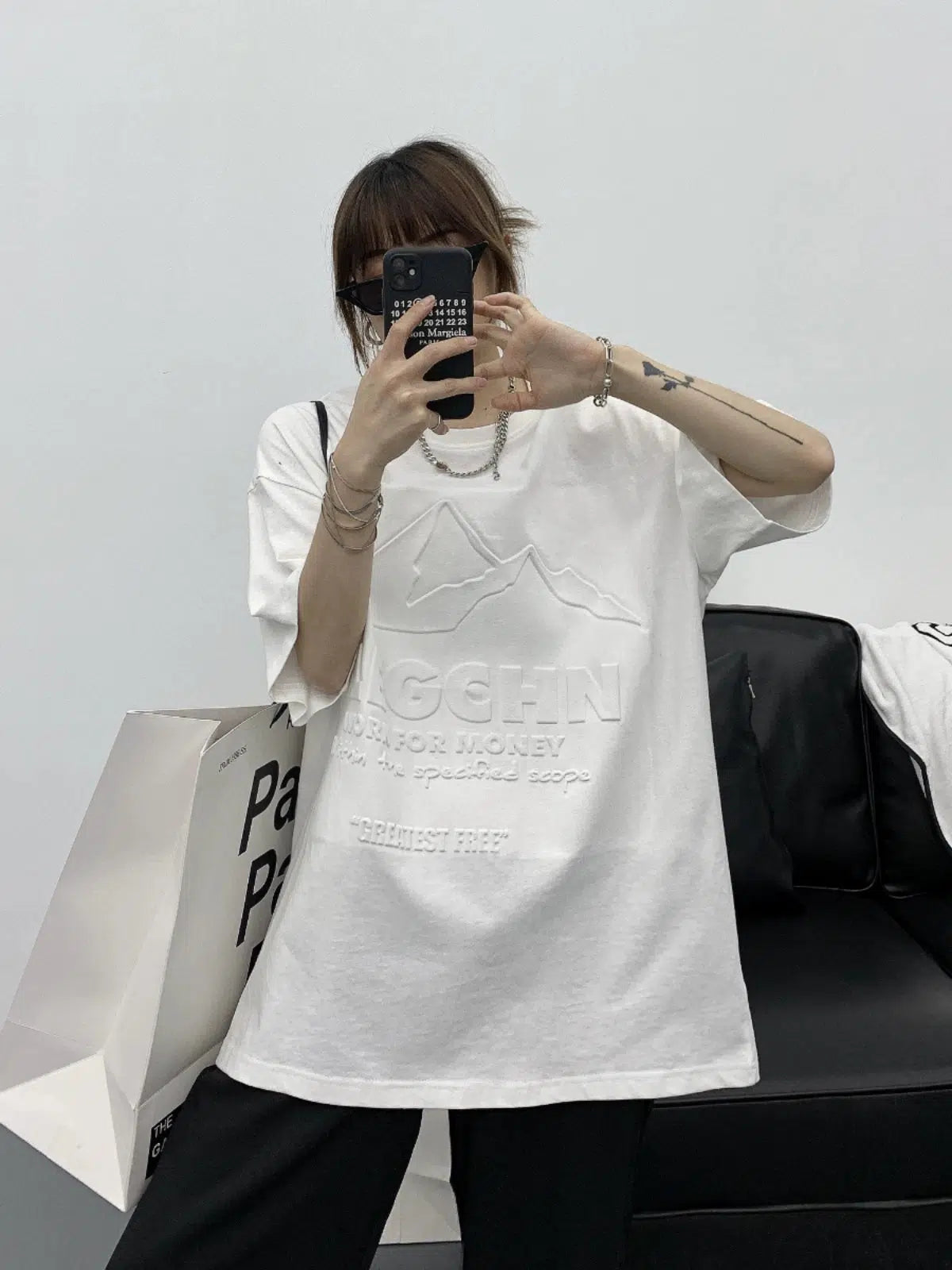 3D Printing Letter Print T-shirt