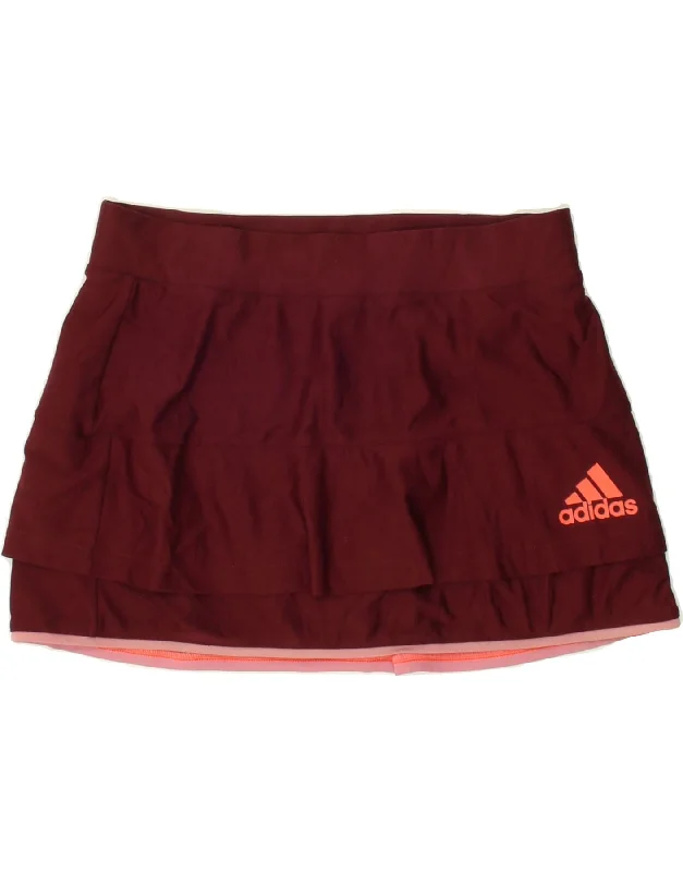 ADIDAS Womens Climacool Skort UK 8/10 Small  Maroon