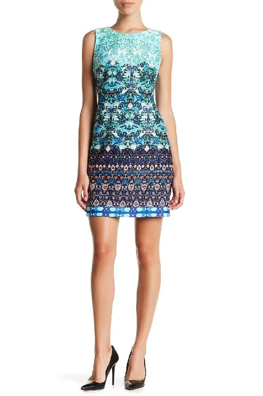 Taylor - 9173MJ Multi-Print Scuba Dress