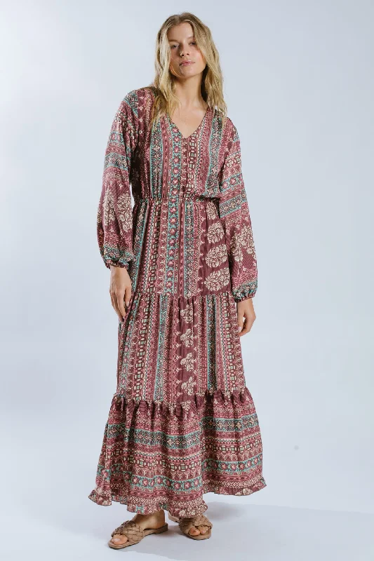 Nuha L/S Maxi Dress