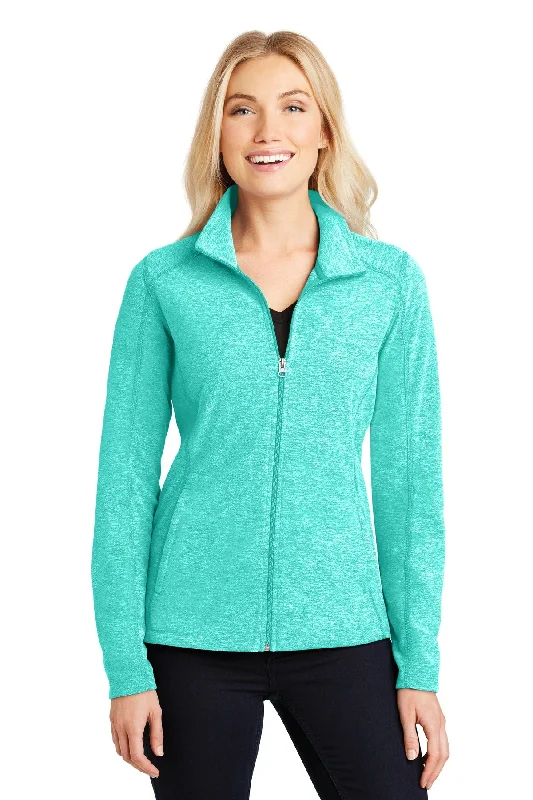 Port Authority Ladies Heather Microfleece Full-Zip Jacket. L235