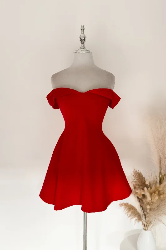 Belle Mini Dress - Red