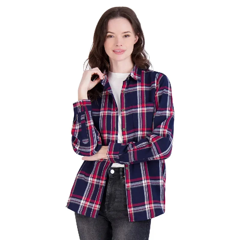 Dash Clothing Women's YD Flannel one Pocket Shirt