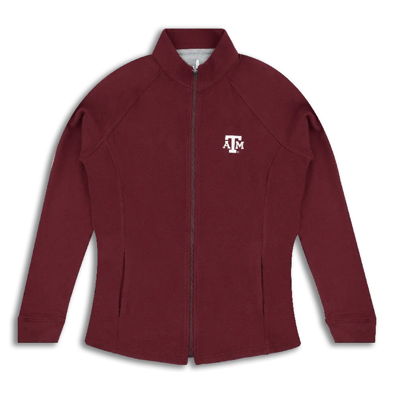 Texas A&M Johnnie-O Blakey Maroon Full Zip Jacket