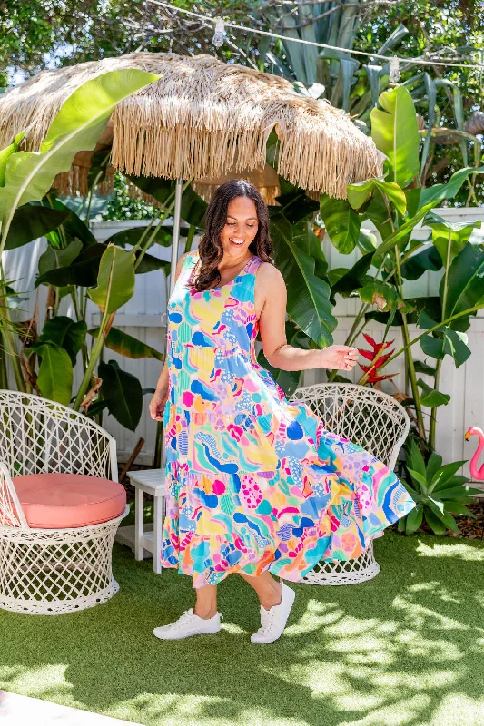 Wandering freely Ronnie Dress in Peachy Keen by Kasey Rainbow