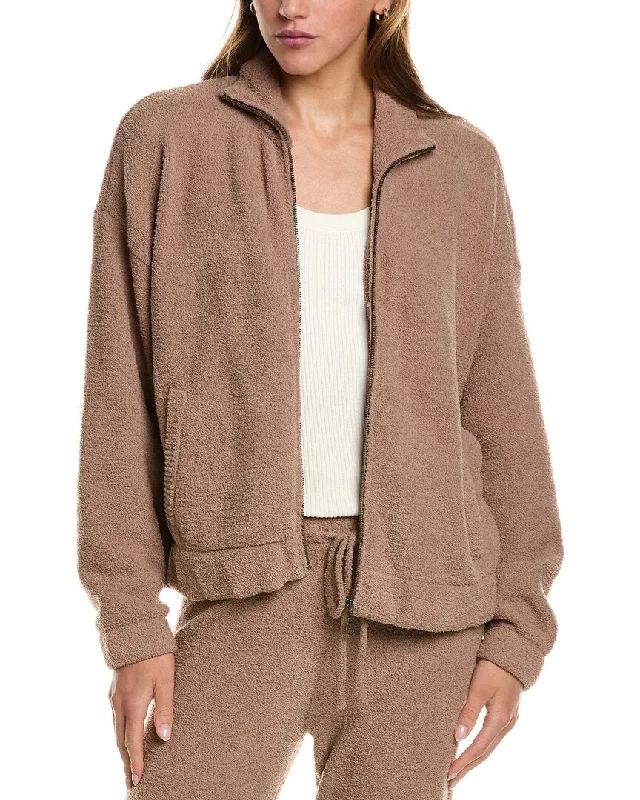 Chaser Feather Yarn Kendall Zip-Up Jacket