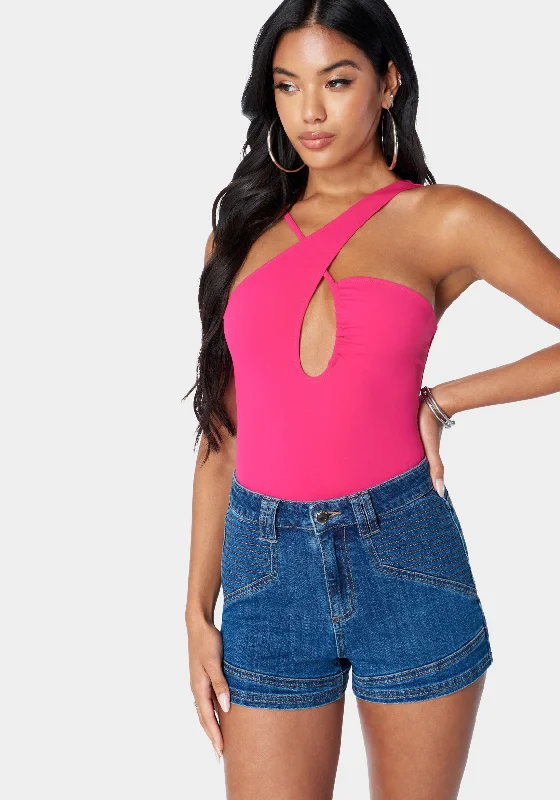 Keyhole Halter Bodysuit