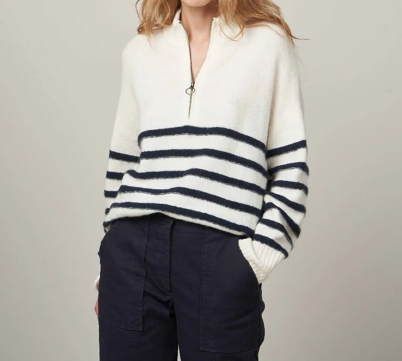 Mercia Pullover Sweater In White