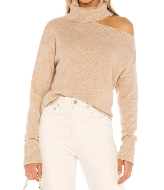 Raundi Sweater In Camel