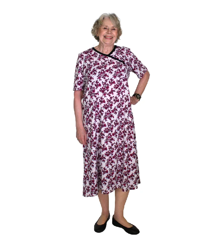 Cindy Adaptive Dress - Fuchsia Floral