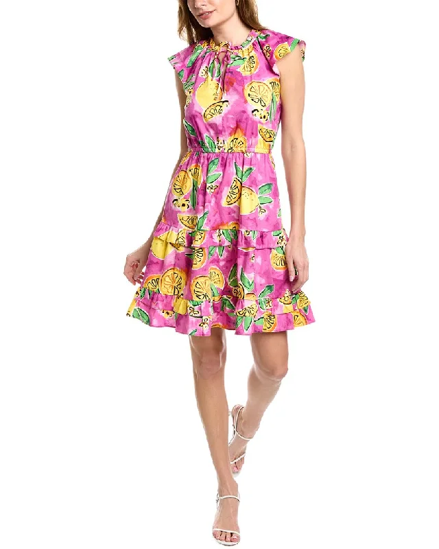 Donna Morgan Lemon Print Sundress