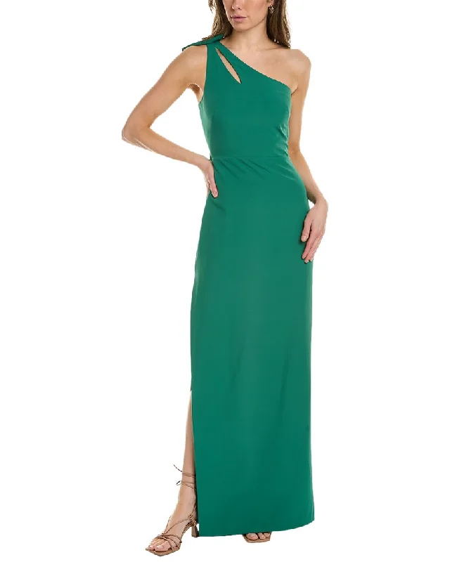 Marchesa Notte One-Shoulder Gown