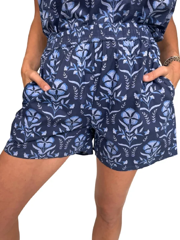 Rylie Pull On Short In Vista Blue