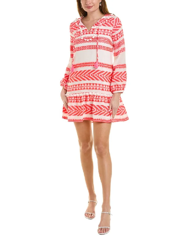 Sail to Sable Embroidered Mini Dress